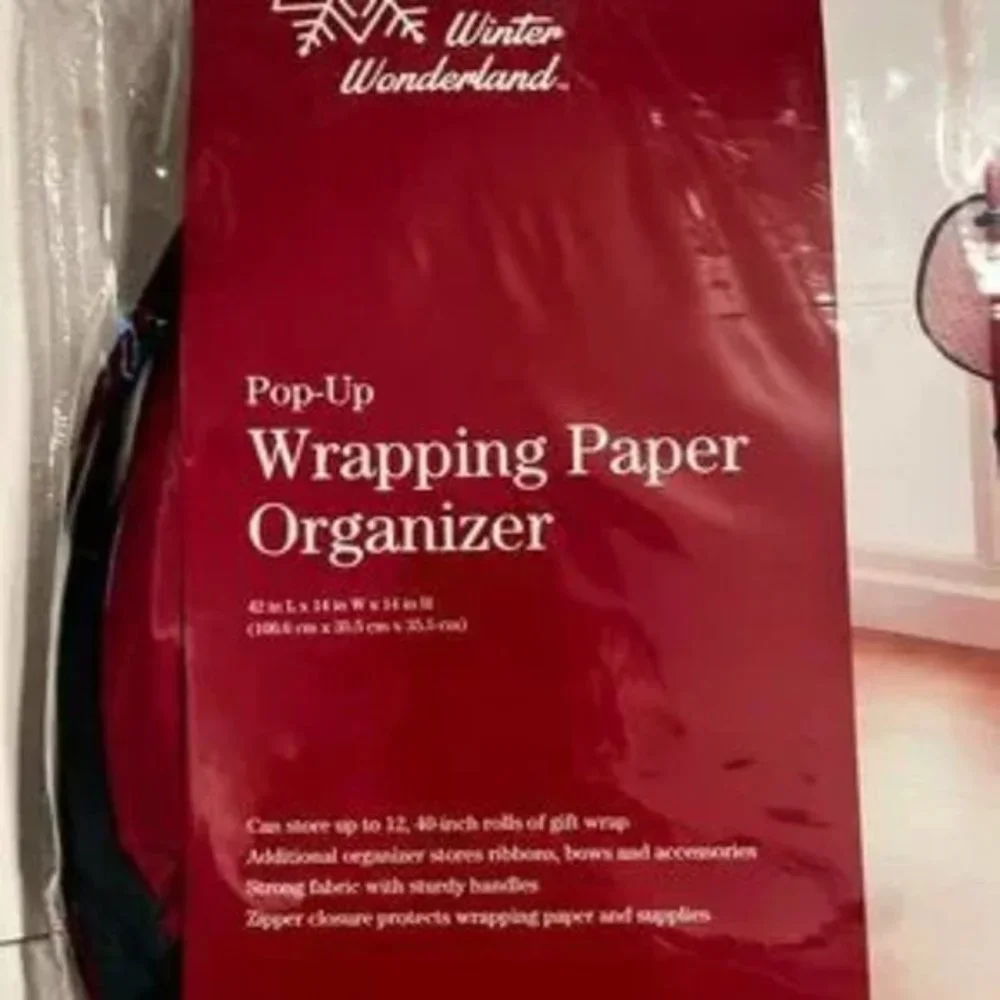 Wrapping Paper Organizer (Pop- Up) / TWO /   Holds 12 40-inch rolls (new)‎ (p/s)
